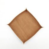 Svuotatasche grande in  pelle beige fatto a mano da Pianigiani